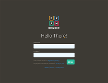 Tablet Screenshot of instructor.exambuilder.com