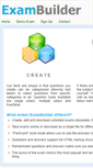 Mobile Screenshot of exambuilder.org